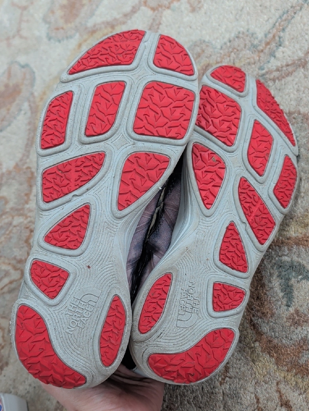 The North Face Flight RKT Men’s Gray/Red Trail Running Shoes - Picture 6 of 8